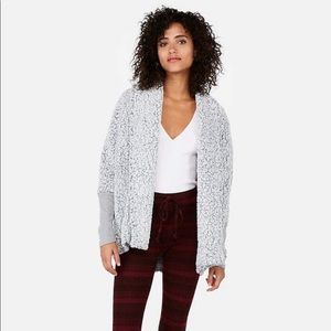 Express One Eleven Sherpa Cocoon Sweater